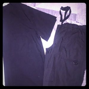 Black scrubs